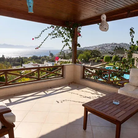 Splendid House With Sea View And Shared Pool In * Bodrum